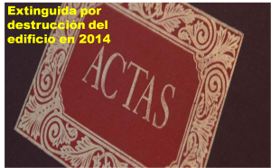 Acta extinguida