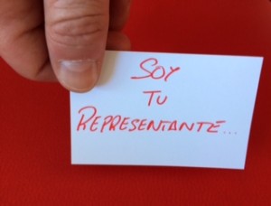 Soy tu representante en una junta